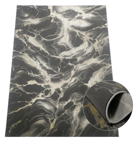 BE Koberec Deluxe 9094 BEIGE – béžový obdĺžnikový Rozmer: 60x100 cm