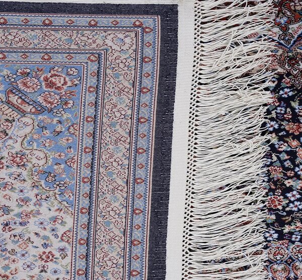 BE Koberec Anatolia Silk 32510 BLUE – modrý obdĺžnikový Rozmer: 160x230 cm
