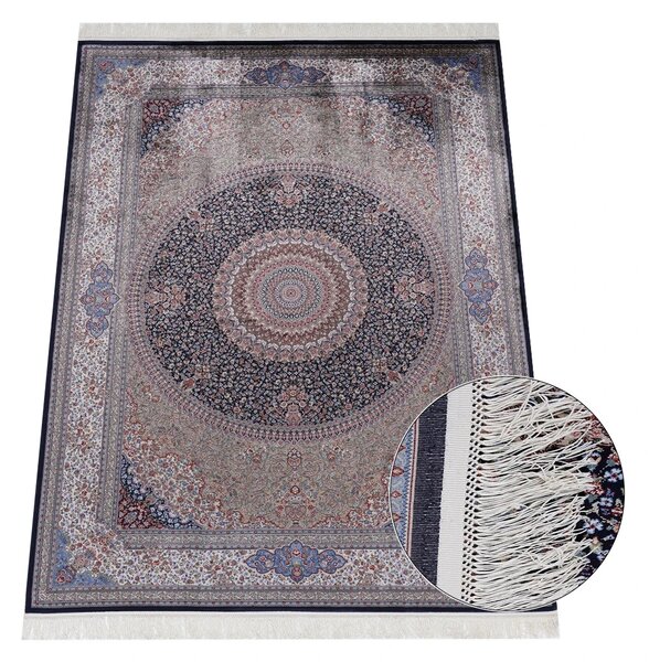BE Koberec Anatolia Silk 32510 BLUE – modrý obdĺžnikový Rozmer: 160x230 cm