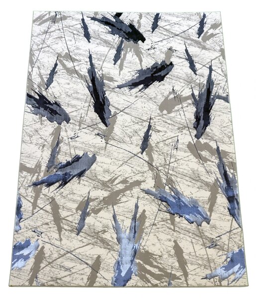 BE Koberec Allianz 6310 Navy – námornícky modrý, béžový obdĺžnikový Rozmer: 60x100 cm
