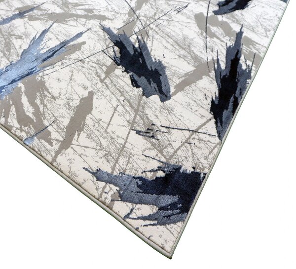 BE Koberec Allianz 6310 Navy – námornícky modrý, béžový obdĺžnikový Rozmer: 60x100 cm