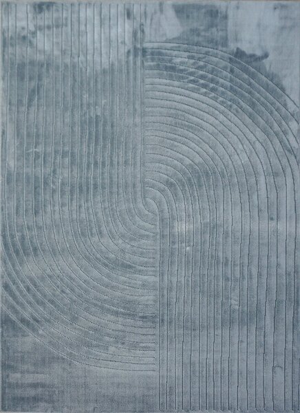 BE Koberec Kolekcia Zen Garden 2403 BLUE – modrý obdĺžnikový Rozmer: 60x100 cm