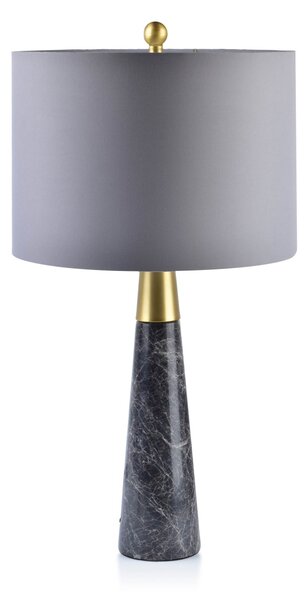 Mondex Lampa CHIARA mramor/šedo-zlatá
