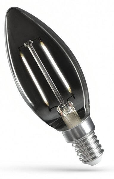 Spectrum LED LED dekoratívna žiarovka SVIEČKA 2,5W E14 COG MODERNSHINE neutrálna biela