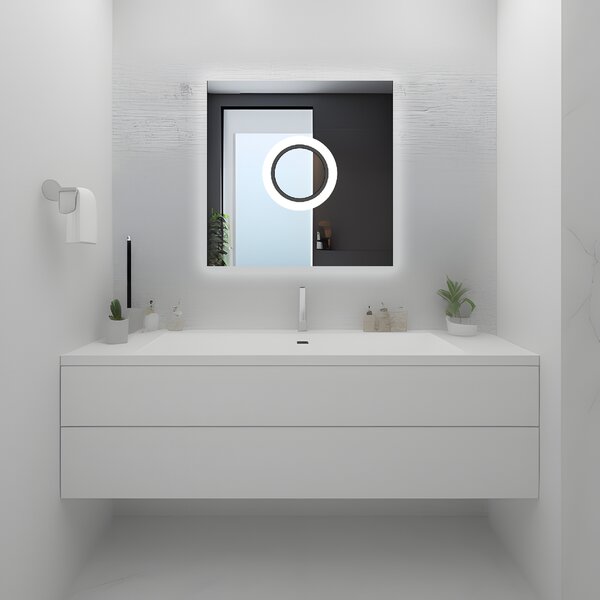Rea Zrkadlo 60x60 s LED osvetlením HOM-01513