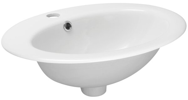 Novoterm Zápustné keramické umývadlo NV-KR-132 biele