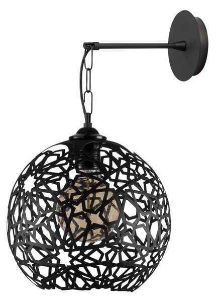Opviq Nástenná lampa Fellini I čierna