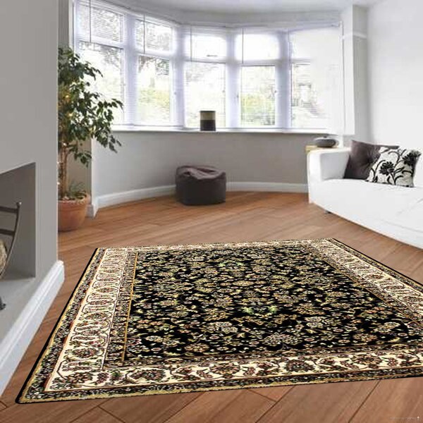 Berfin Dywany , Kusový koberec Anatolia 5378 S (Black), 100x200, čierna, kancelária