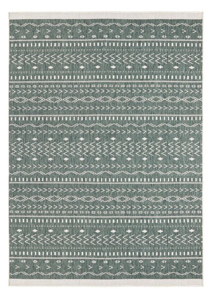 NORTHRUGS - Hanse Home koberce Kusový koberec Twin Supreme 103440 Kuba green creme – na von aj na doma - 80x250 cm