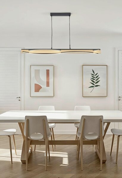 ZÁVESNÉ LED SVIETIDLO, 120/12,5/150 cm Novel - Online Only bytové doplnky, Online Only