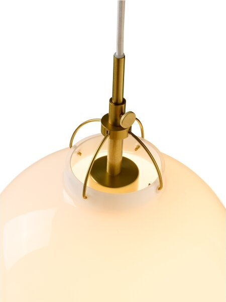 Halo Design 747924 - Luster na lanku TOSCANA 1xG9/28W/230V pr. 18 cm krémová/mosadz
