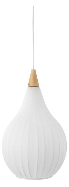 Halo Design 746262 - Luster na lane DROPS 1xE27/40W/230V, priemer 30 cm, biela/dub