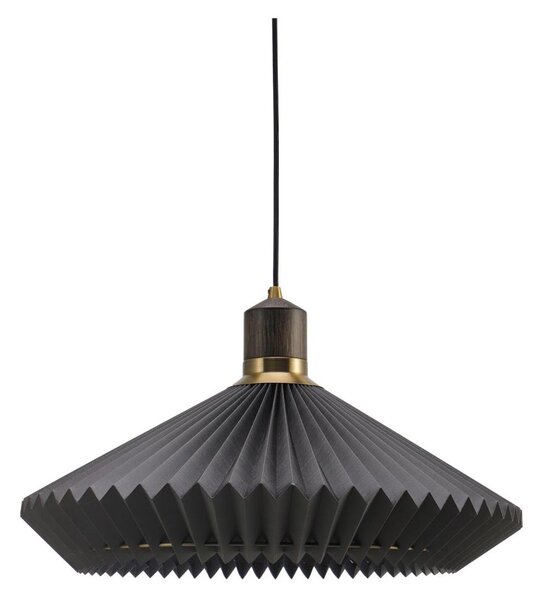Halo Design 744299 - závesný luster PARIS 1xE27/60W/230V, priemer 56 cm, čierna/mosadz/dub