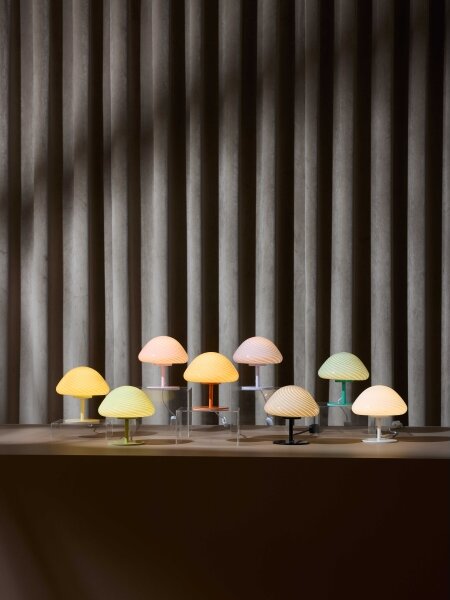 Halo Design 747016 - Stolová lampa CANDY MINI MUSH 1xG9/25W/230V, priemer 17 cm, béžová