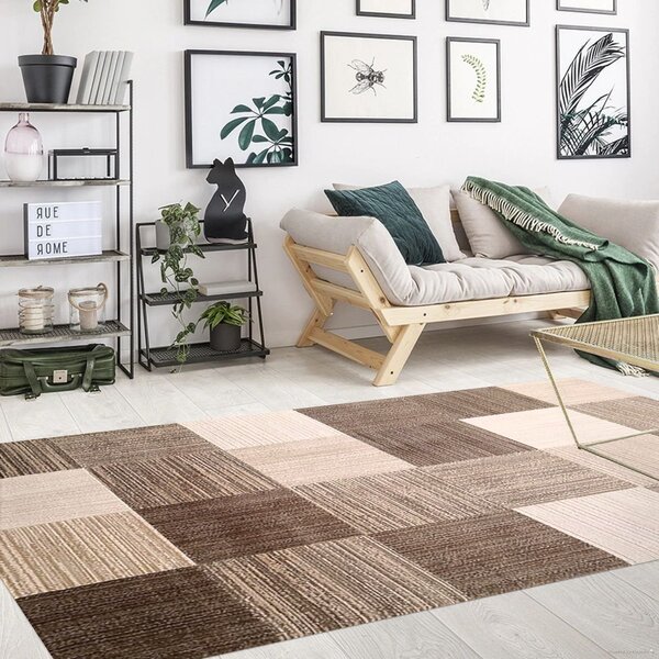Berfin Dywany , Kusový koberec Vals 8002 Beige, 80x150, béžová, obývacia izba