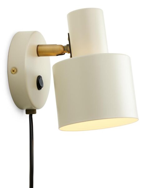 Halo Design 746873 - Nástenné bodové svietidlo VOGUE 1xE27/40W/230V krémová/mosadz