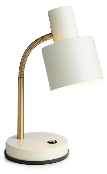 Halo Design 746910 - Stolná lampa VOGUE 1xE27/40W/230V krémová/mosadz