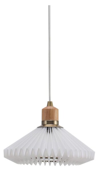 Halo Design 744053 - Luster na lanku PARIS 1xG9/28W/230V pr. 24 cm biela/mosadz/dub