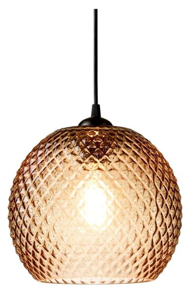 Halo Design 718368 - Závesné svietidlo na lanku NOBB 1xE27/40W/230V pr. 22 cm dymovo-hnedé