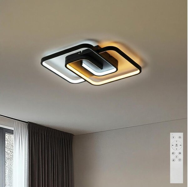 Brilagi - Stmievateľné LED stropné svietidlo VELO LED/64W/230V 48x48 cm + diaľkové ovládanie