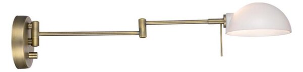 Halo Design 740222 - Nástenné svietidlo KJOBENHAVN 1xG9/28W/230V mosadz