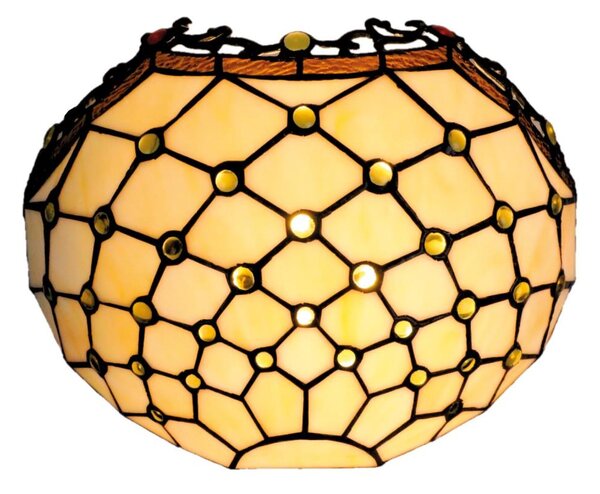 Brilagi - Tiffany vitrážové nástenné svietidlo IVORY 1xE14/40W/230V