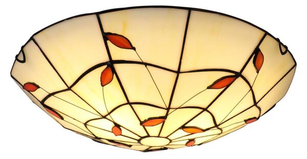 Brilagi - Tiffany vitrážové stropné svietidlo FOLIA 2xE27/60W/230V pr. 40 cm