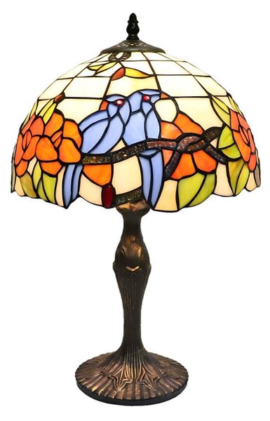 Brilagi - Tiffany vitrážová stolová lampa JUNGLE 1xE27/60W/230V