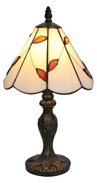 Brilagi - Tiffany vitrážová stolová lampa FOLIA 1xE27/60W/230V