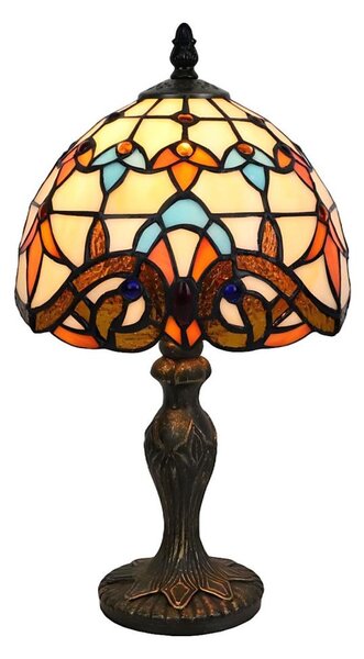 Brilagi - Tiffany vitrážová stolná lampa MIRABELLA 1xE27/60W/230V