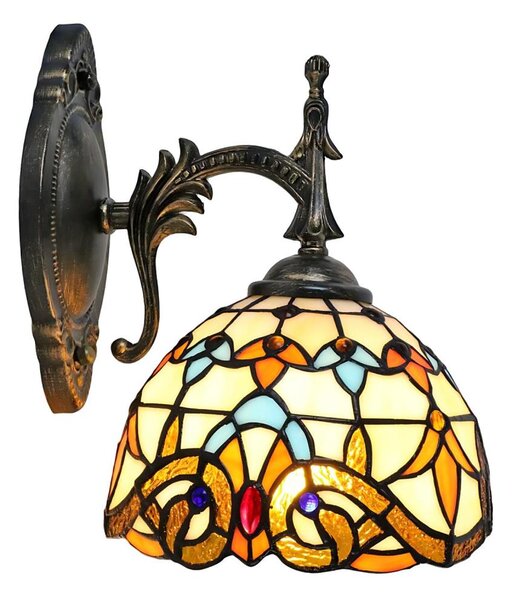 Brilagi - Tiffany vitrážné nástenné svietidlo MIRABELLA 1xE14/40W/230V
