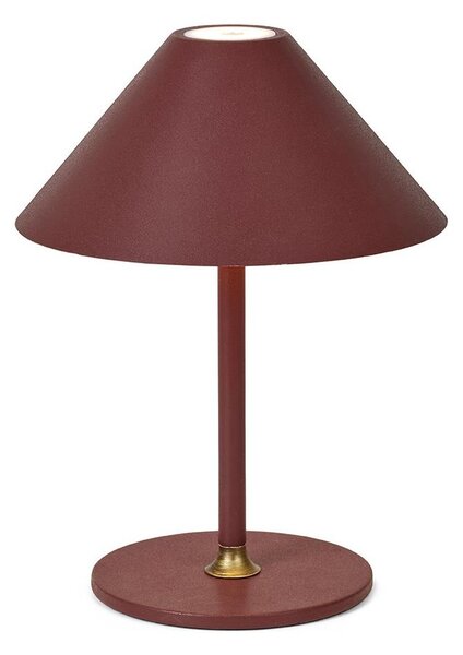 Halo Design 800834- Nabíjateľná stmievateľná LED stolná lampa HYGGE LED/3W/4000 mAh IP54 vínová