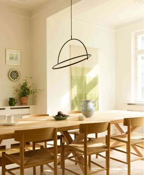 Halo Design 749546 - stmievateľný LED luster na lanku TILT LED/40W/230V priemer 60 cm čierna