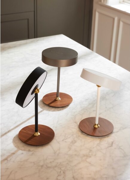 Halo Design 745791- LED stmievateľná nabíjateľná lampa ON THE MOVE LED/2,5W/4000 mAh šedá/drevo