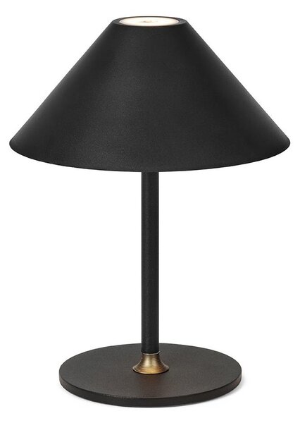 Halo Design 800803 - stmievateľná nabíjateľná LED stolná lampa HYGGE LED/3W/4000 mAh IP54 čierna
