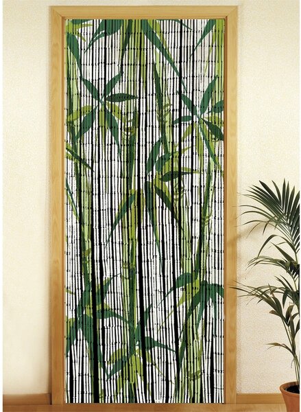 Zelený bambusový záves do dverí 200x90 cm Bamboo - Maximex