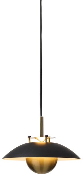 Halo Design 749034-LED stmievateľný luster na lanku STEPP LED/12W/230V priemer 24 cm čierna/mosadz