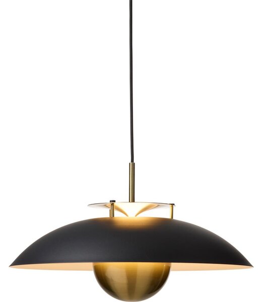 Halo Design 749102-LED Stmievateľný luster na lanku STEPP LED/24W/230V priemer 46 cm čierna/mosadz
