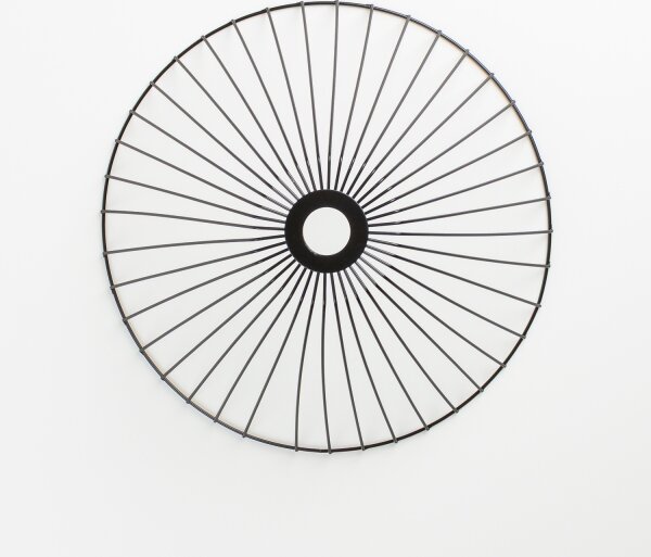 Brilagi - LED Prisadený luster CERIA WIRE 1xE27/40W/230V pr. 45 cm čierna/dub