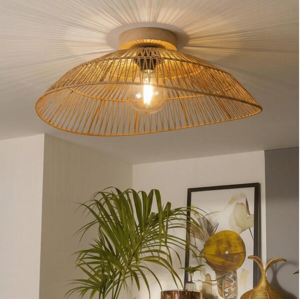 Brilagi - LED prisadený luster CERIA BOHO 1xE27/40W/230V pr. 70 cm hnedá/dub