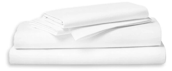 BAVLNENÉ PRESTIERADLO SMOOTH 160X200 CM BIELA