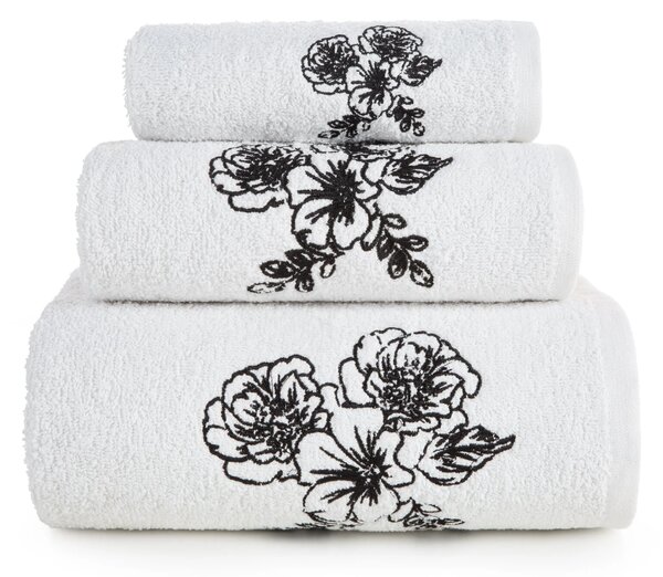 FROTÉ UTERÁK MELANI SADA 1KS 30X50 CM, 1KS 50X90 CM, 1KS 70X140 CM BIELA
