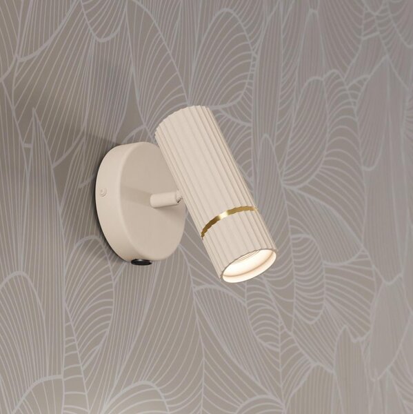 Eglo 901153 - LED Nástenné svietidlo CAMINIA 1xGU10/5W/230V 3000K béžová