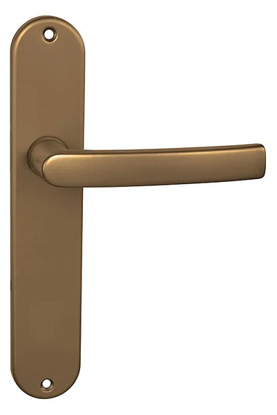 Dverové kovanie MP BA - MIRA - S (F4 - Bronz elox), kľučka-kľučka, Otvor pre obyčajný kľúč BB, MP F4 - Bronz elox, 72 mm