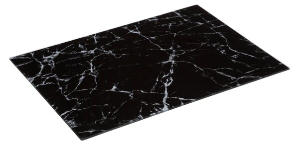 Doska na krájanie Glass Marble, čierna, 40x30 cm BT