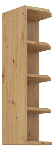 NovýNábytok.sk Horný kuchynský regál Lesana 2 (dub artisan) 30 G-90 ZAK . Vlastná spoľahlivá doprava až k Vám domov. 1063990