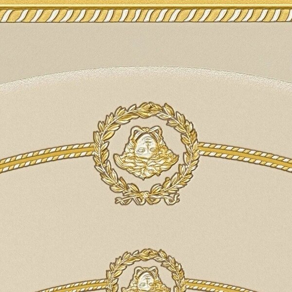 A.S. Création | Vliesová tapeta na stenu Versace 6 79175-3 | 0,53 x 10,05 m | krémová, béžová, zlatá
