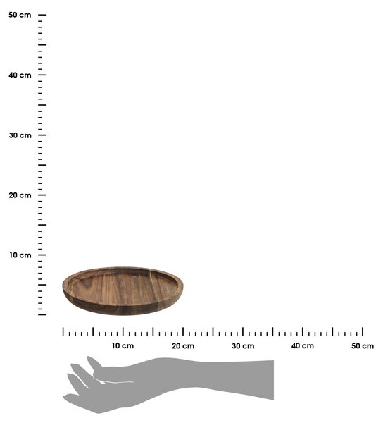 Drevený tanier Acacia 20 cm