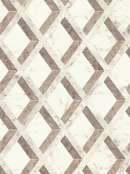 A.S. Création | Vliesová tapeta na stenu Versace 6 79133-4 | 0,53 x 10,05 m | biela, krémová, šedá, béžová