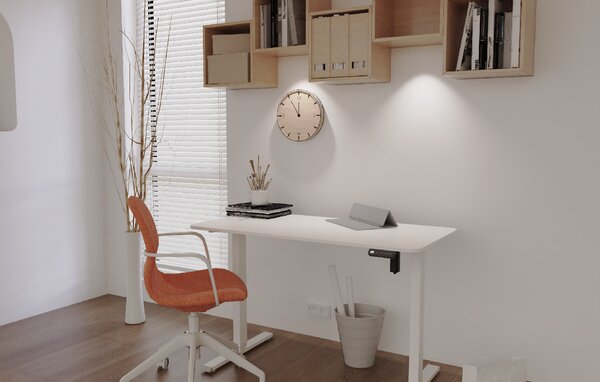 Elektrický výškovo nastaviteľný písací stôl YLÖS | biela 120 x 60 cm